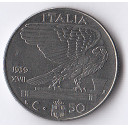 1939 - Regno D'Italia Vittorio Emanuele III 50 Cent. Impero Q/Spl 